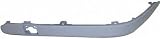 02-06 MERCEDES BENZ C230 c-230 FRONT BUMPER MOLDING RH (PASSENGER SIDE), primed gray, w/o hole, Parktronic, Avantgarde Pkg, Elegance (203) Chassis (2002 02 2003 03 2004 04 2005 05 2006 06) M016111 203