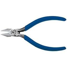 Klein Diagonal Cutter, Midget, Semi Flush, Pointed Nose, 5 by