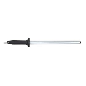 12" DIAMOND SHARPENING STEEL. DELUXE PROFESSIONAL GRADE.DOLOMITEN INOX.