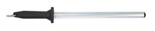 12" DIAMOND SHARPENING STEEL. DELUXE PROFESSIONAL GRADE.DOLOMITEN INOX.