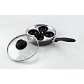 Bronze 4 Cup Egg Poacher with Glass Lid