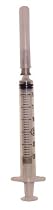 MonoJect Syringes with Needles 3cc RL 25x5/8 Box/100