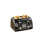  : Sunbeam 3911 4-Slice Wide Slot Toaster, Black
