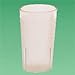 Cambro Colorware Tumbler, Milk, 8 oz. Clear, 24/CS