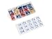 KLEIN TOOLS Terminal Kit, 158-Pc. Insulated, w/ Compartmented Box Part No. 89976