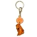 VANCA Craft Petit Mini Mascot Leather Dog Keychains * AFGHAN HOUND *