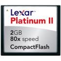 Lexar Platinum II Compact Flash 2GB 80X