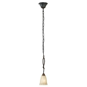 Eglo  85641A Cilenta, Antique-Brown, 1-Light Pendant Light Fixture