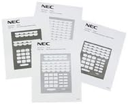 Brand New NEC Telephone Systems - 22 Button DSX Label Pack "Telephones and Intercoms"