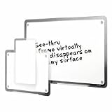 Quartet TM4929 Quartet iQTotal Erase Marker Board  49 x 29  White  Translucent Frame