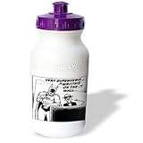 Londons Times Funny Music Cartoons - Batman And Stevie Wonder Duet, Very Superhero - Water Bottles