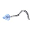 Light Blue GLITTER CONE Nose Ring