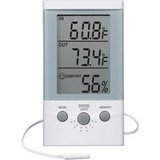Oregon Scientific Indoor/Outdoor Thermometer Clock With Wired Probe