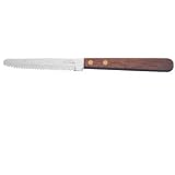 Round Tip Steak Knife With Wooden Handle – 4-1/2″, Sold per Dozen