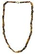 Tigers Eye Gemstone Necklace Healing Bead 17 inches