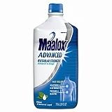 Search : Maalox Liquid Regular Strength Antacid / Antigas, Mint 26 fl oz (769 ml)