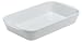 Kitchen & Housewares : Pillivuyt Porcelain Extra Deep Rectangular Roaster With Ears, Large - 13-by-9-by-2-1/2-Inch