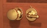 Screen Door Latches Bright Brass, Screen/Storm Door Latch Set