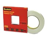Filament Tape, Natural Rubber Adhesive, 12MM x55M MMM89812