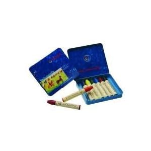 【クリックで詳細表示】シュトックマー 蜜ろうクレヨン スティック8色 缶入り 61000