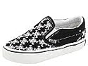 Vans Kids Classic Slip-On (Infant/Toddler) | Girls Shoes (Bowskull) Black/Aurora Pink