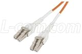 Duplex LC Uniboot Single Jacket 50/125 Multimode Fiber Optic Cable Assemblies