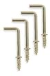 Battalion 1WBK6 Shoulder Hook, Brass, Length 3/4 In, PK 20