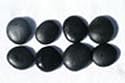 Basalt Palm Stones - 8 Large