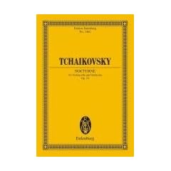 Nocturne: Nr. 4 f�r Klavier in Tschaikowskys eigener Bearbeitung f�r Violoncello und kleines Orchester. op. 19. Violoncello und Orchester. Studienpartitur. (Eulenburg Studienpartituren)