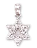 14kt Gold Religious Pendant with Diamonds - DS1070