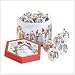 1 Dozen Let It Snow Christmas Holiday Ball Ornaments