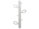 Coathanger Leaf metal w. white finish
