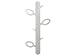 Coathanger Leaf metal w. white finish