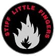STIFF LITTLE FINGERS - Inflammable Material - Button / Pin