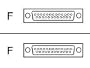 6ft Rs232 Straight-through Cable Db25f To Db25f