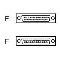 SLIMLINE GENDER CHANGER  DB25