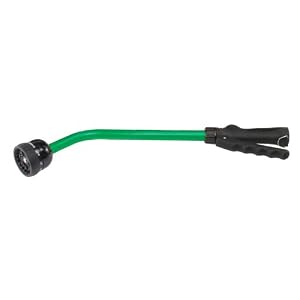Dramm 13864 Kaleidoscope Premium Rain Watering Wand 16-Inch Length with Touch-N-Flow Valve, Green by 
