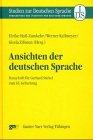 Produkt-Bild: Ansichten der deutschen Sprache