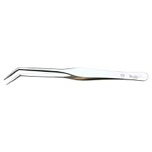 Xcelite XHT678 Curved/Medium General Duty Tweezer, 6-7/8" Overall Length