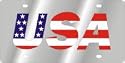 Stainless-Style License Plates: USA