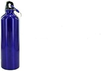 Summit Camping Gear Aluminum Camping Water Bottle Canteen BPA Free with Carabiner Clip - Sports Water Bottle - Hiking, Climbing, Biking Travel Size with Screw on Top and Loop to Hook to Backpack, Pack, Bike or Sports Bag - Quality for All Athletes & Everyday or Gym Use