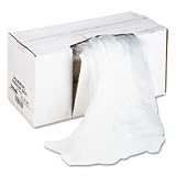 UNIVERSAL OFFICE PRODUCTS Recycled/Recyclable 3-Ply Shredder Bags, 26w x 18d x 48h, 100 Bags/Carton, Clear