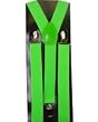 Outer Rebel Fashion Suspenders- Lime Green