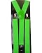 Outer Rebel Fashion Suspenders- Lime Green