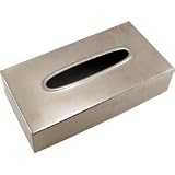 Rectangular Tissue Box Cover - Pewter