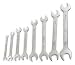 Westward 1EYD7 Open End Wrench Set, SAE, 8 PC