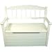 - Deacon Bench Toy Chest-White