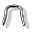 If your Septum Is pierced and you need to hide it, You"ll need the Septum Retainer. Made of 14 gauge surgical steel this body jewelry slides right into your septum piercing and flips up so htat it disappears into the nose. Great for a job where your boss is a jerk, School or family get togethers.