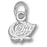 Temple Owls 1/4in Pendant Sterling Silver