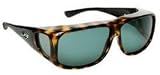 Fitovers Eyewear Rhombus Leopard with Amber Lens Fits Frames 136mm x 45mm